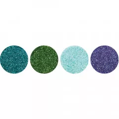 Nuvo Pure Sheen Glitter Set - Peacock Feathers