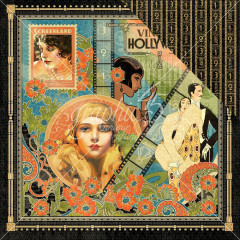 Vintage Hollywood Designpapier - Vintage Hollywood