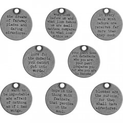 Idea-Ology Metal Quote Tokens