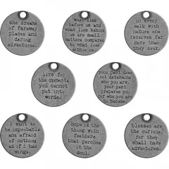 Idea-Ology Metal Quote Tokens