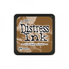 Distress Mini Ink Kissen - Vintage Photo