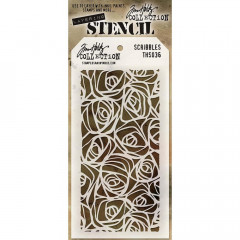 Tim Holtz Layered Stencil - Scribbles