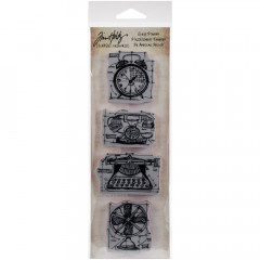 Cling Stamps Tim Holtz - Mini Blueprint Strips Vintage