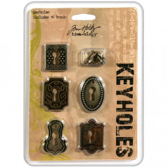 Idea-Ology Metal Keyholes W/Brads