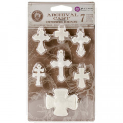 Archival Cast Embellishments - Crosse Icons