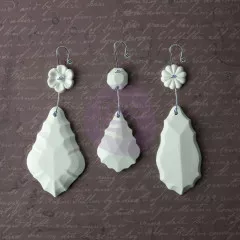 Archival Cast Embellishments - Chandelier Pendants I