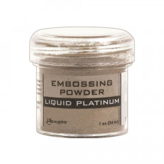 Embossing Pulver - Liquid Platinum