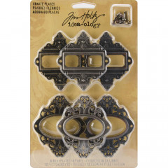 Idea-Ology Ornate Plates Kartenhalter/Metall
