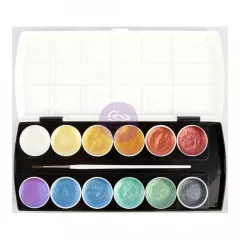 Prima Marketing Metallic Accents Semi-Watercolor Paint Set