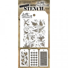 Tim Holtz Mini Layered Stencil Set 22