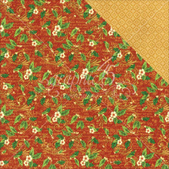 St Nicholas Designpapier - Holly Daze