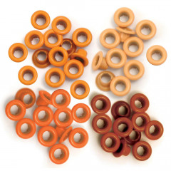 Eyelets Sortiment - Orange