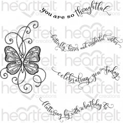 Cling Stamps - Butterfly Kisses