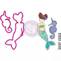 Julie Nutting Stamp and Die Set - Mermaid Kisses Merbaby