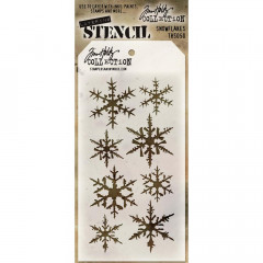 Tim Holtz Layered Stencil - Snowflakes