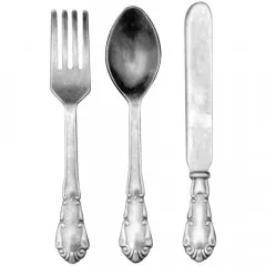 Idea-Ology Metal Adornments - Silverware Antique Nickel