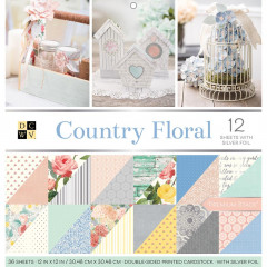 Country Floral 12x12 Paper Stack