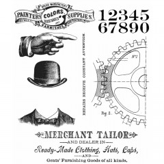 Cling Stamps Tim Holtz - Dapper