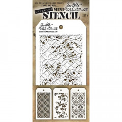 Tim Holtz Mini Layered Stencil Set 4