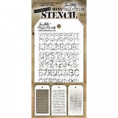 Tim Holtz Mini Layered Stencil Set 8