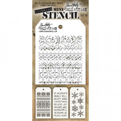 Tim Holtz Mini Layered Stencil Set 18