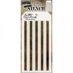 Tim Holtz Layered Stencil - Shifter Stripes