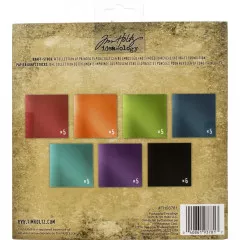 Idea-Ology Paper Stash 8x8 Kraft Metallic Jewels Paper Pad