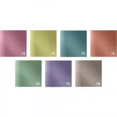 Idea-Ology 8x8 Paper Stash - Kraft Metallic Confections