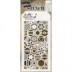 Tim Holtz Layered Stencil - Patchwork Hex