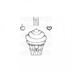 Cling Stamps - Sugarspun Cupcake