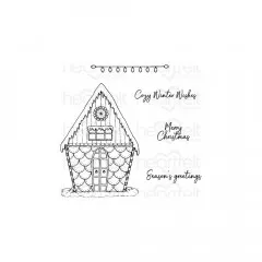 Cling Stamps - Candy Cane Cottage