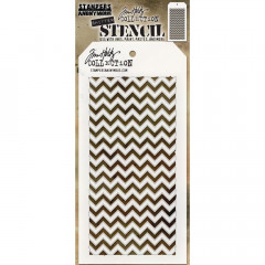 Tim Holtz Layered Stencil - Shifter Chevron