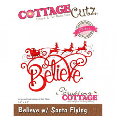 CottageCutz Elites Dies - Believe W/Santa Flying