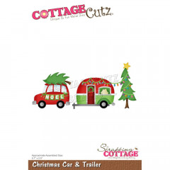 CottageCutz Dies - Christmas Car and Trailer