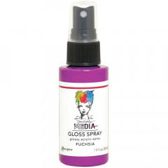 Dina Wakley Media Gloss Spray - Fuchsia