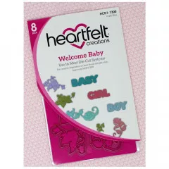 Cut and Emboss Die - Welcome Baby, Tender Moments Cut and Emboss Die - Welcome Baby, Tender Moments