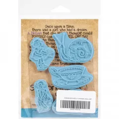 Stamping Bella Cling Stamps - Edgar And Molly Vintage Snail Set