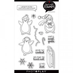 PhotoPlay Clear Stamps - Penguins At Play