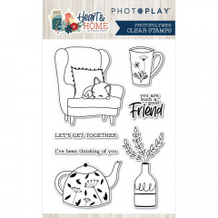 PhotoPlay Clear Stamps - Heart and Home