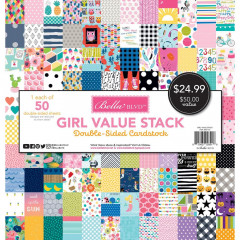 Bella Blvd Girl 12x12 Cardstock Stack