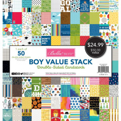 Bella Blvd Boy 12x12 Cardstock Stack