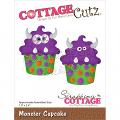 Cottage Cutz Die - Monster Cupcake