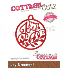 CottageCutz Elites Die - Joy Ornament