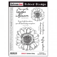 Darkroom Door Cling Stamps - Gerbera Daisy