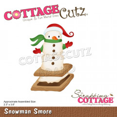 Cottage Cutz Die - Snowman Smore