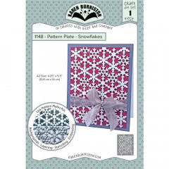 Karen Burniston Die - Pattern Plate Snowflake