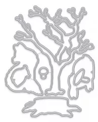 Hero Arts Frame Cut Dies - Winter Tree and Animals