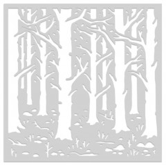 Hero Arts 6x6 Stencil - Woodland Forest