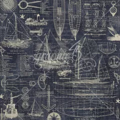 Catch Of The Day Designpapier - Anchors Aweigh