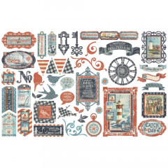 Catch Of The Day - Cardstock Die-Cut Assortment